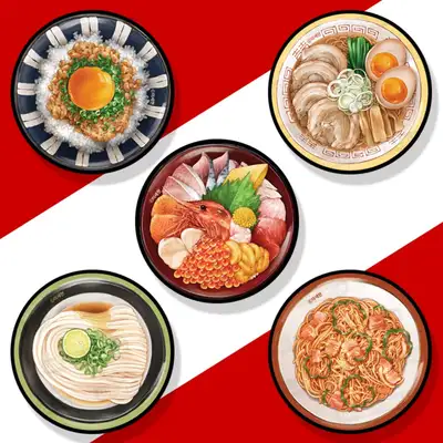[Sehyun's Food Dictionary] Delicious Acrylic Toon Socket 10 Types / Phone Stand