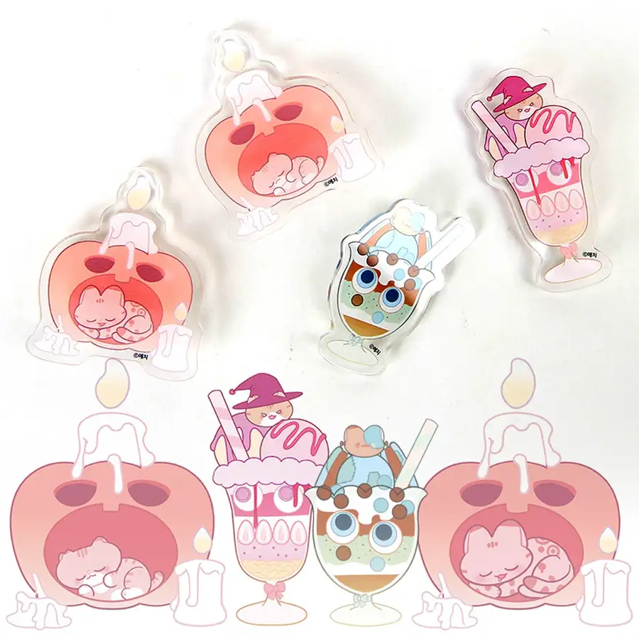 Aong Aong Cute Acrylic Badge 13 Types — 1