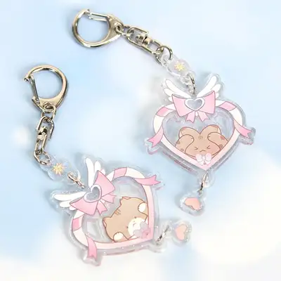 [Aong Aong] Sparkling Aong Aong Acrylic Pearl Keyring 2 Types