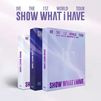 IVE - THE 1ST WORLD TOUR [SHOW WHAT I HAVE] (DVD + Blu-ray + KIT VIDEO 3-Piece Set)