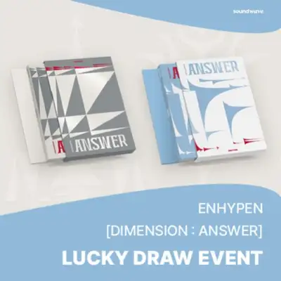 [ラッキードロー] ENHYPEN - [DIMENSION : ANSWER] (2種版ランダム) **セット(2枚)購入時 LUCKY DRAW 3回