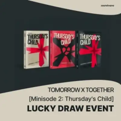 [Lucky Draw] TOMORROW X TOGETHER - [minisode 2: Thursday's Child] (4th Mini Album) **Set of 3 Albums: 3 Lucky Draw Entries + 1 Bonus Entry