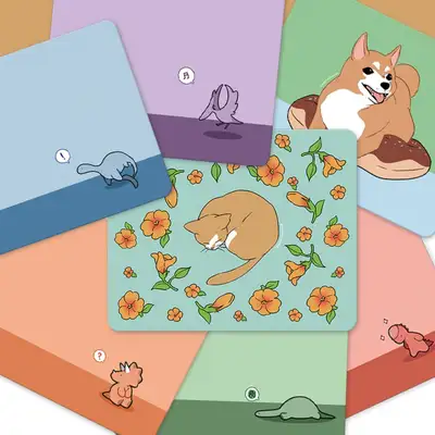[Webtoon Shop] Webtoon Mouse Pad 12 Designs