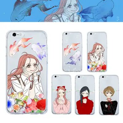 [Aquarium Flower Garden] Clear Jelly Case 6 Types