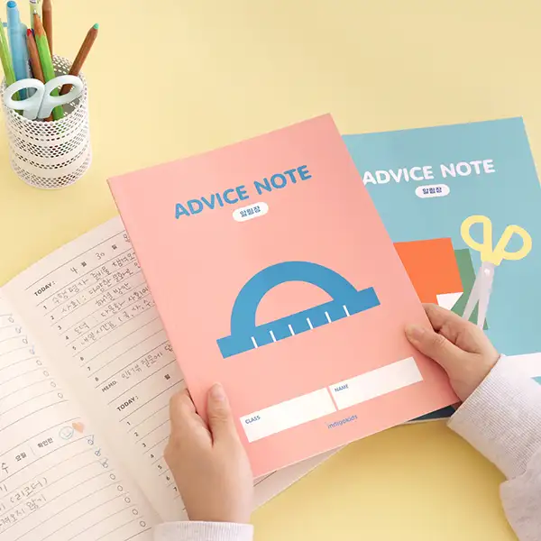 [Auxiliary Bag Included] 3-Book Set Elementary School Upper Grade Notification Planner (Grades 3-6 Narrow Lines, 120g Paper) — 3