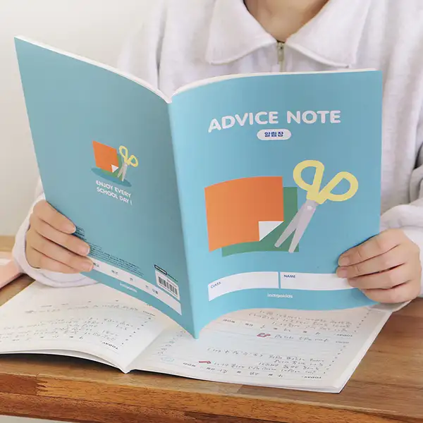 [Auxiliary Bag Included] 3-Book Set Elementary School Upper Grade Notification Planner (Grades 3-6 Narrow Lines, 120g Paper) — 4
