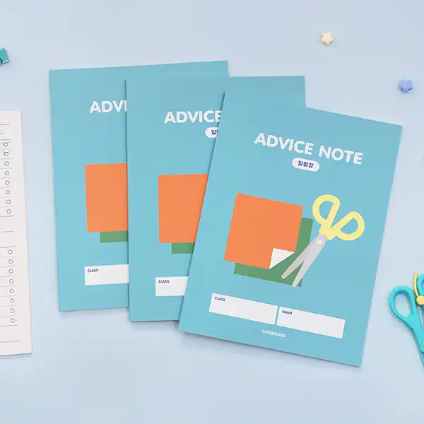 [Auxiliary Bag Included] 3-Book Set Elementary School Upper Grade Notification Planner (Grades 3-6 Narrow Lines, 120g Paper) — 6