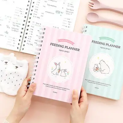 First Parents Mamma Diary 10-Month Nursing and Weaning Food Record Parenting Journal (Congratulations Postcard Included)