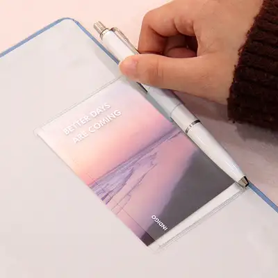 PVC Card Pocket + Pen Holder