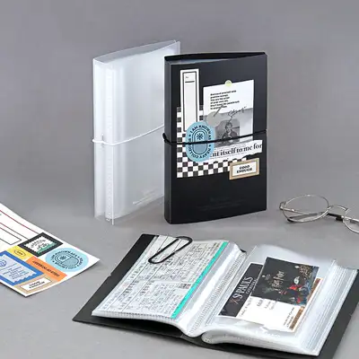 Storage Ticket Book (56 Pockets + 4 Stickers)