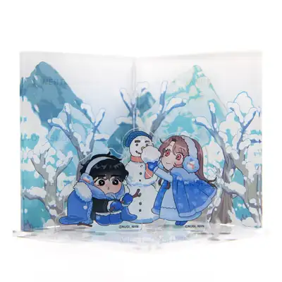 [Cold-Sensitive Northern Grand Duke] (Concept) Diorama Acrylic Snow Field | Webtoon Goods