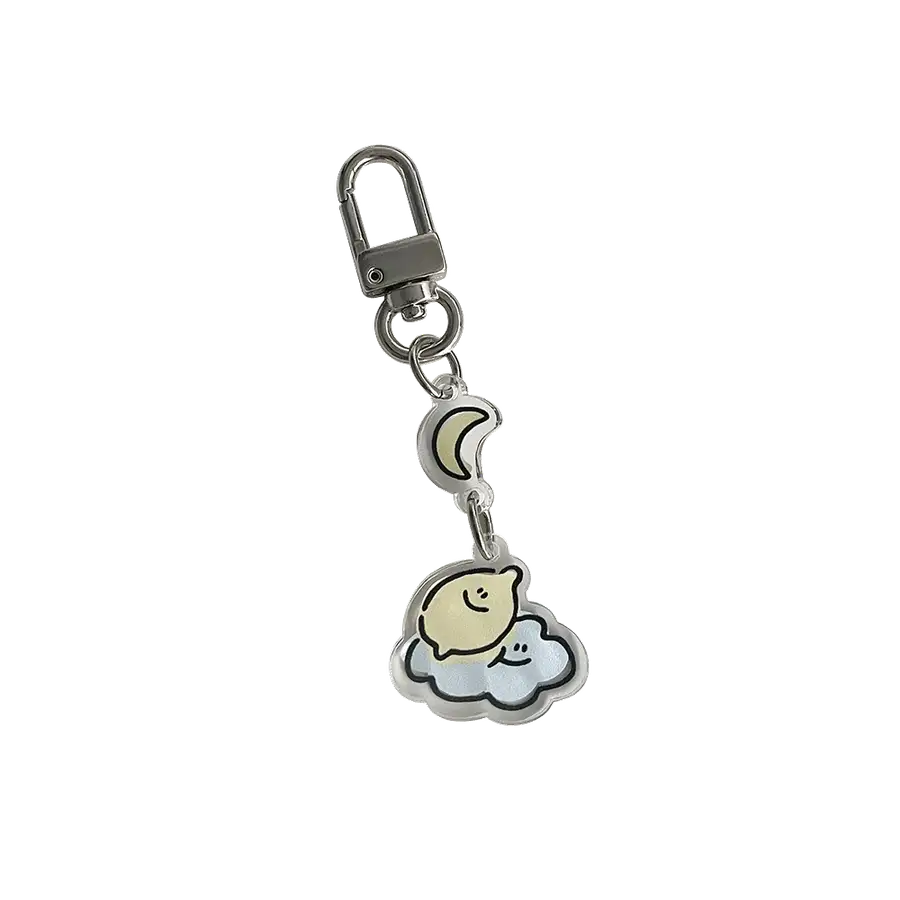 lemony & cloud キーリング