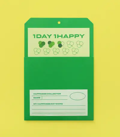 [300-Day Set☘️] 1day1happy Tracker Set