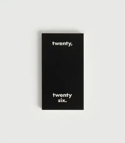 twenty,twenty six_2026_mini_black