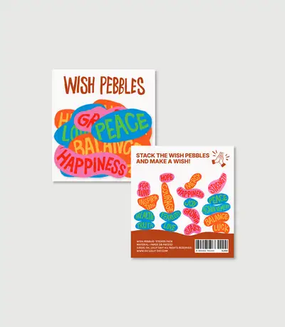 Wish Pebbles Sticker Pack