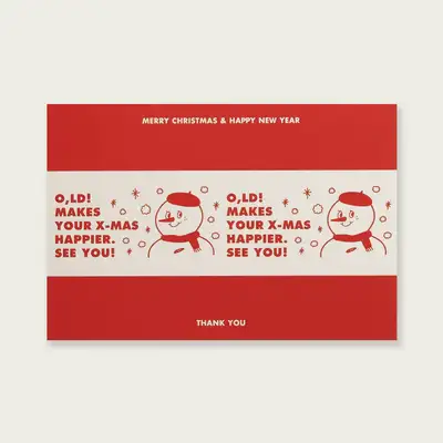 [Postcard] Snow Man
