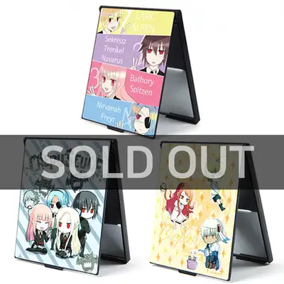 Crepuscule Webtoon Square Folding Hand Mirror