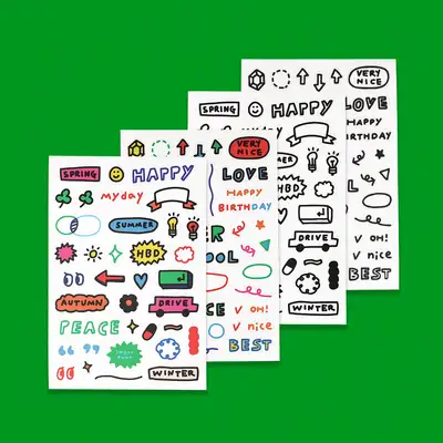 [Sticker] O,LD! Drawing Sticker Pack