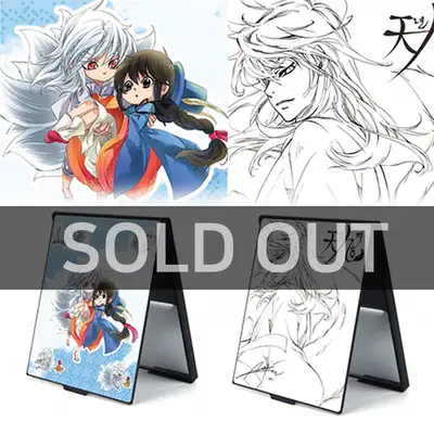 Thousand Year Fox Webtoon Square Folding Hand Mirror