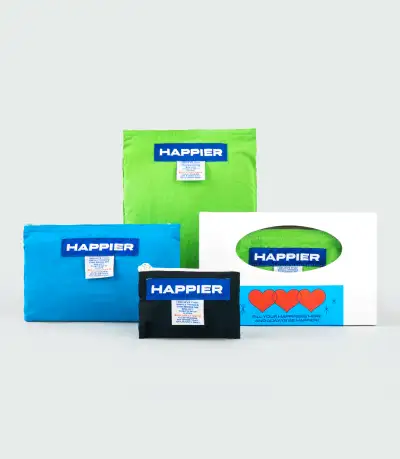 [Pouch] Happier Label Pouch Set