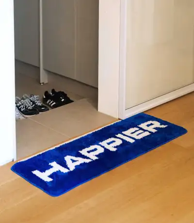 Big Happier Label Rug