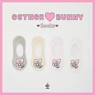 Esther Bunny 蝴蝶结过膝袜