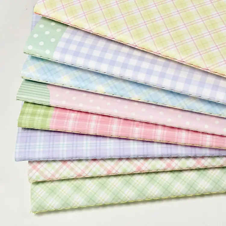[4-Book Set] Check and Fruits Stitch Notebook A5 — 1