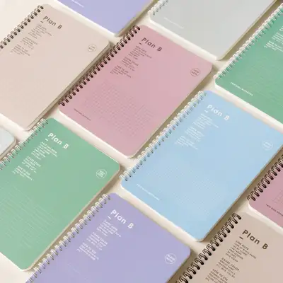 Plan B Twin Ring Notebook