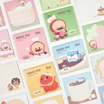 Bread Barber Shop Memo Pad