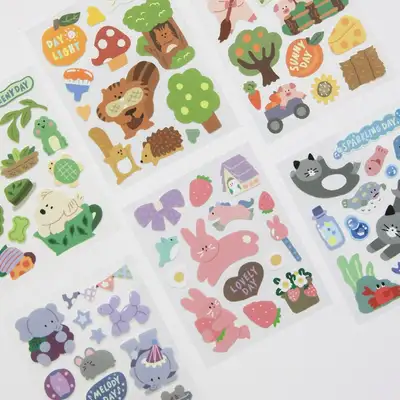 Kuku Sticker Ver.8 6-Sheet Set