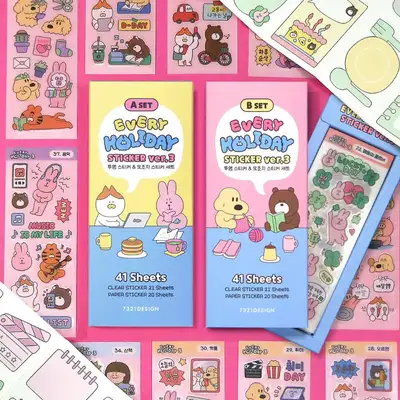 Every Holiday Sticker Ver.3 41 Types Set