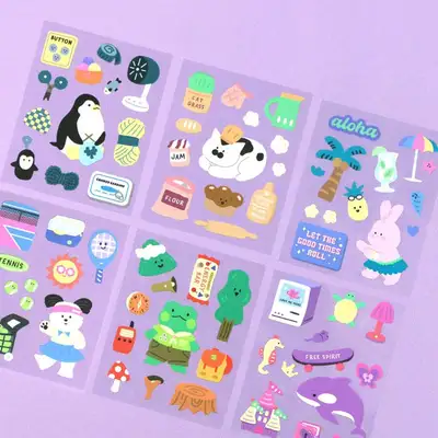 Kookoo Sticker Ver.6 6-Type Set