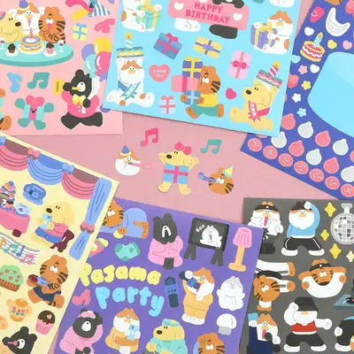 Every Holiday Sticker 6-Piece Set - Party Time