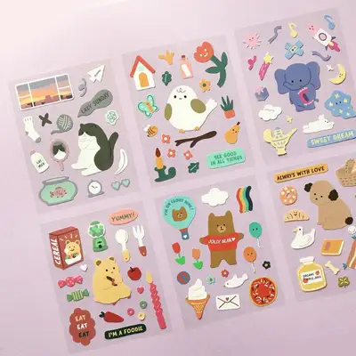 Kuku Sticker Ver.5 6-Type Set