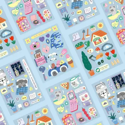 KuKu Sticker ver.7 - 4 Types Set