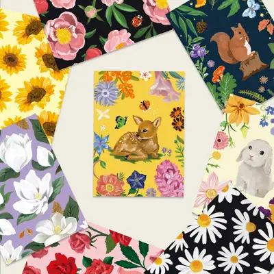 [Special Discount] Blooming Postcard Set of 8