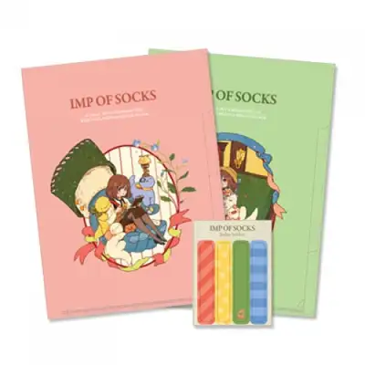 [Sock Goblin] Webtoon 3-Pocket File Holder