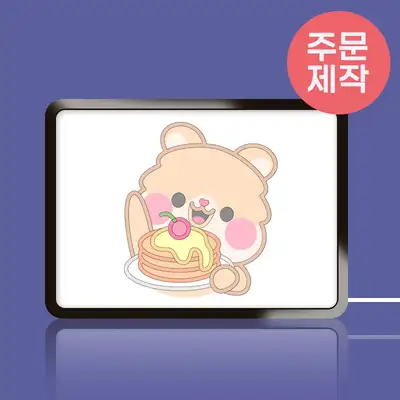 Webtoon Shop Workshop │ Custom Order │Custom LED Photo Frame Mood Light Frame (Black)