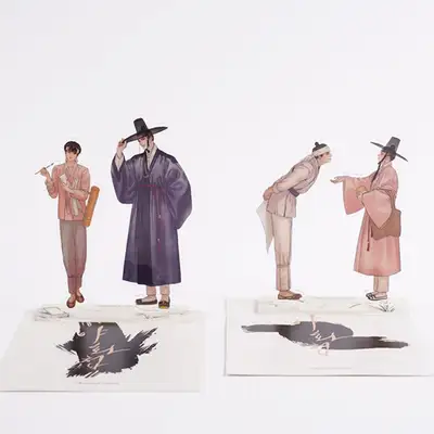 Night Record Character Illustration Acrylic Stand