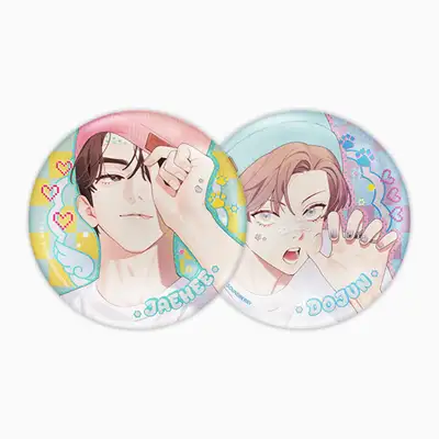 4 Week Lover - Berry-POP! Universe Hologram Can Badge Set