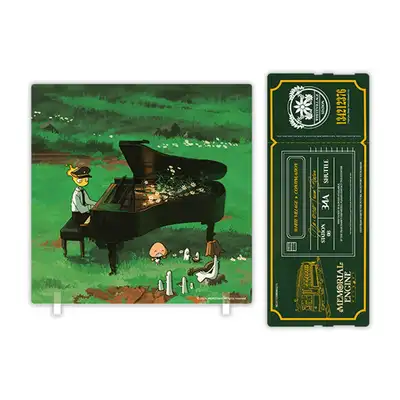 Dust Girl Acrylic Plate and Ticket Set