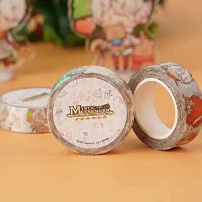 怪しいメッセンジャー - ゴールドグリッターマスキングテープ 2種