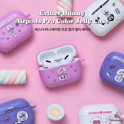 Esther Bunny AirPods Pro彩色果冻壳
