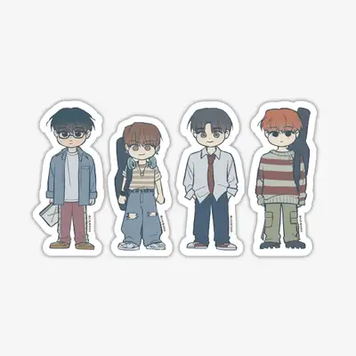 Between the Stars Band AU SD Fragment Sticker Set
