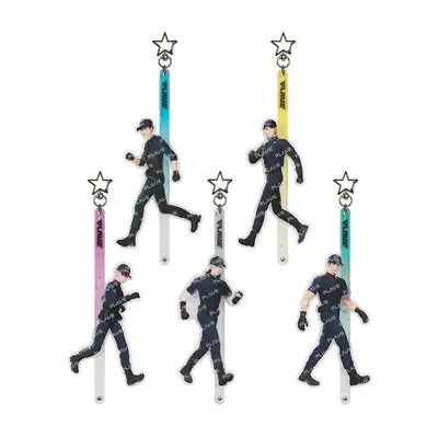 BORN SAVAGE ACRYLIC STICK KEYRING