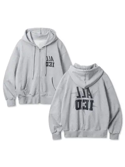 Allied Front Logo Hoodie Zip-up