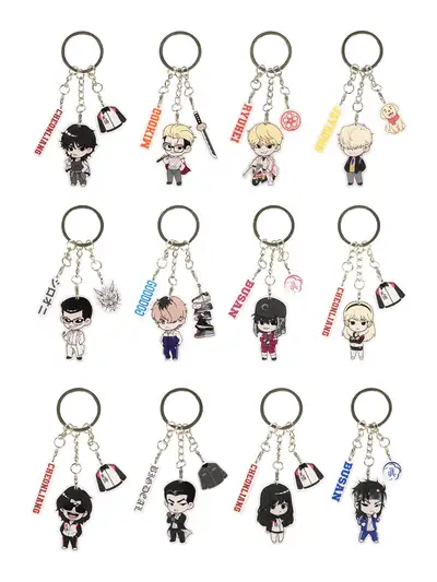 SD Acrylic Charm Keyring
