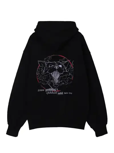 ゴッドドッグ フリース フーディー