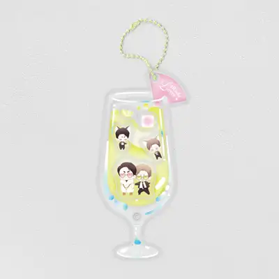 POP THE BEYOND 4 Weeks Acrylic Shaker Keyring