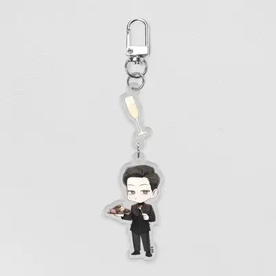 POP THE BEYOND Public and Private Tofu Acrylic Keyring